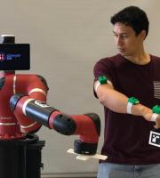 robot et homme