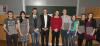 Die sechs Absolventen mit den Studiengangsverantwortlichen der Universitäten Luxemburg, Lothringen und Saarland
